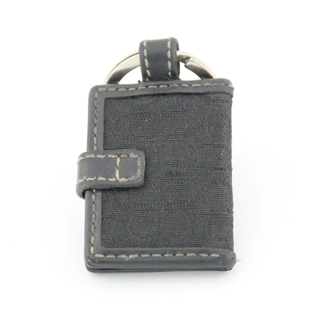 Coach Y2K Signature Mini Photo Frame Keychain Leather Buckle Charm - Picture 2 of 8